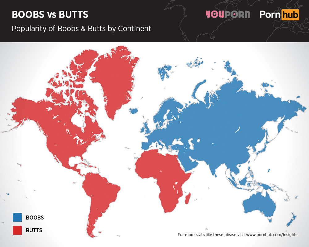 pornhub-boobs-versus-butts-searches-continent