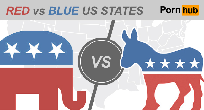 Red Versus Blue US States