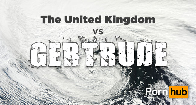 United Kingdom vs Storm Gertrude