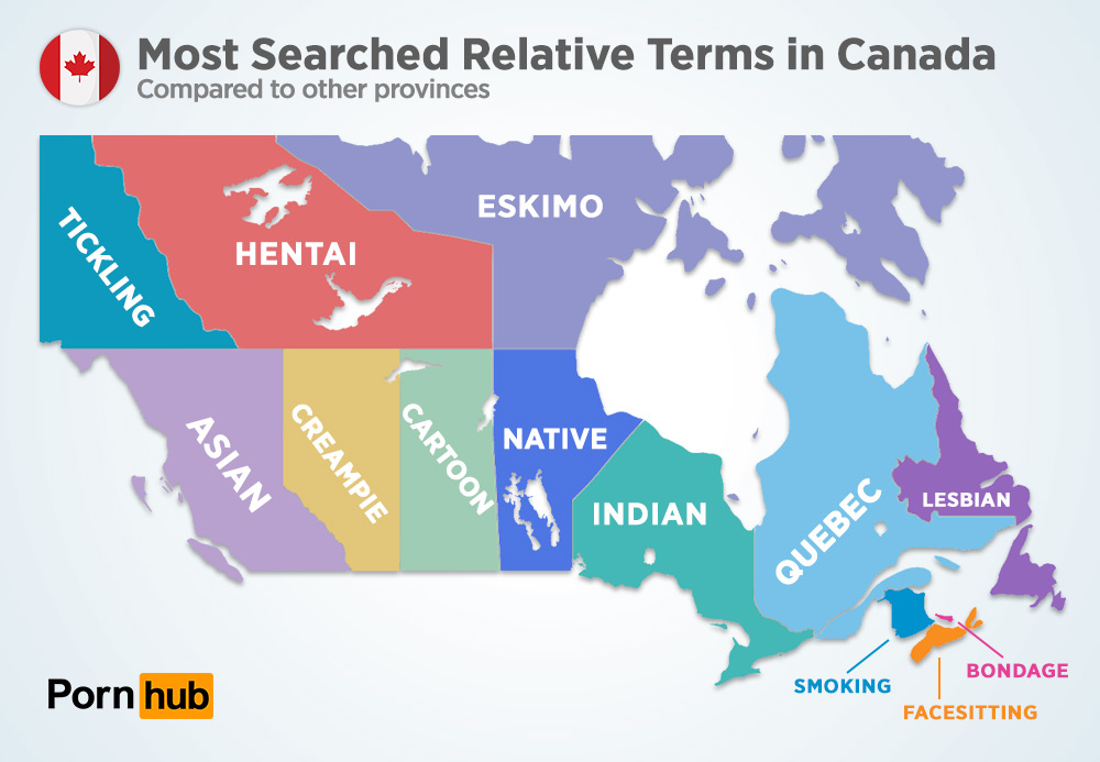 Canada's Top Search Terms â€“ Pornhub Insights